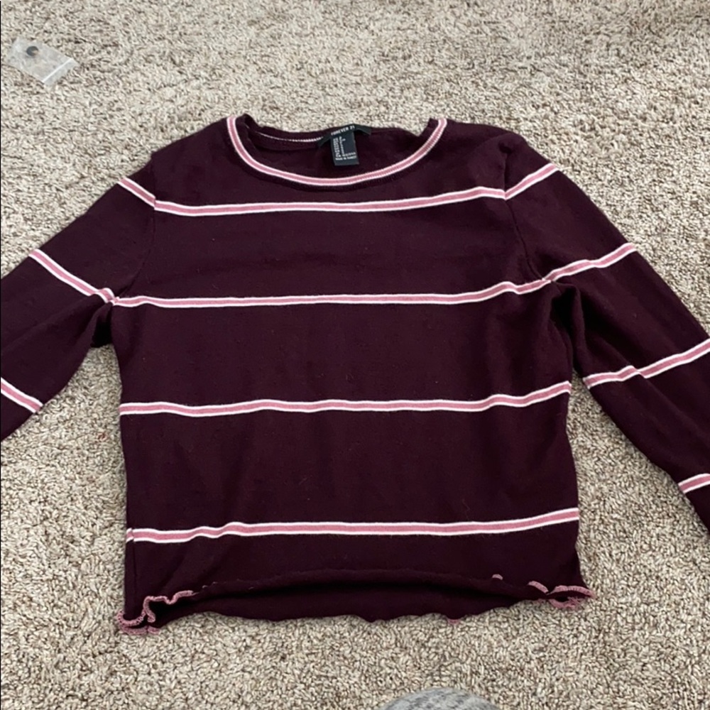 Long sleeve with stripes